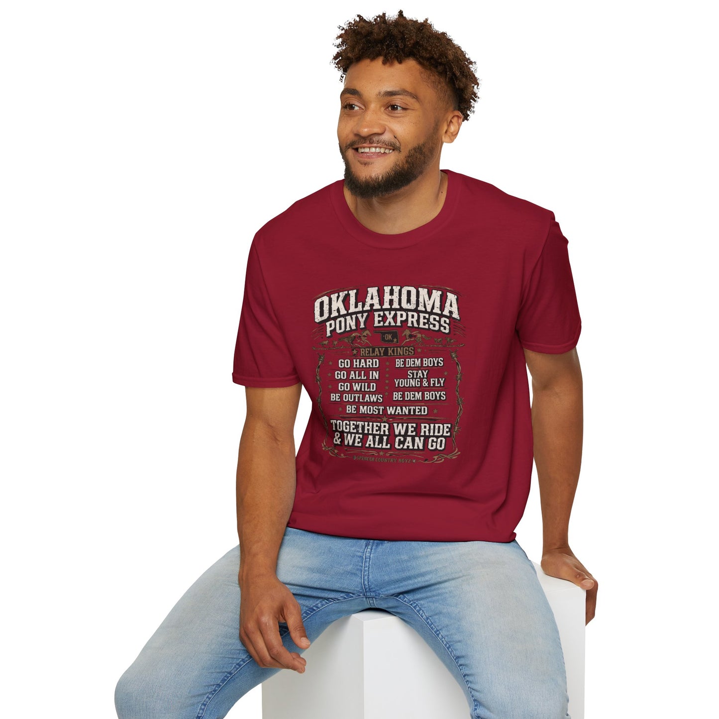 Oklahoma Pony Express Relay Kings Roster Shirt – Team Roster– Pony Express Inspired Apparel