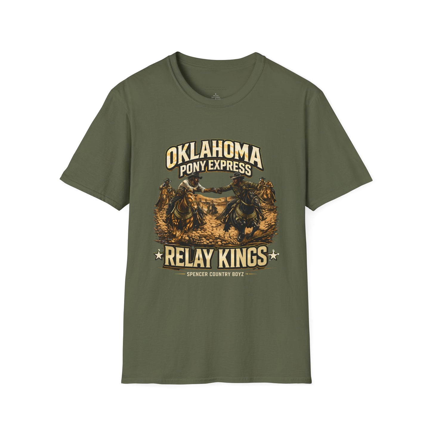 Pony Express Relay Kings Shirt – Western Rodeo Cowboy  Tee – Spencer Country Boyz Series