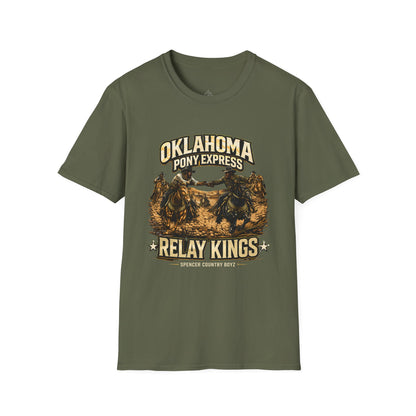 Pony Express Relay Kings Shirt – Western Rodeo Cowboy  Tee – Spencer Country Boyz Series