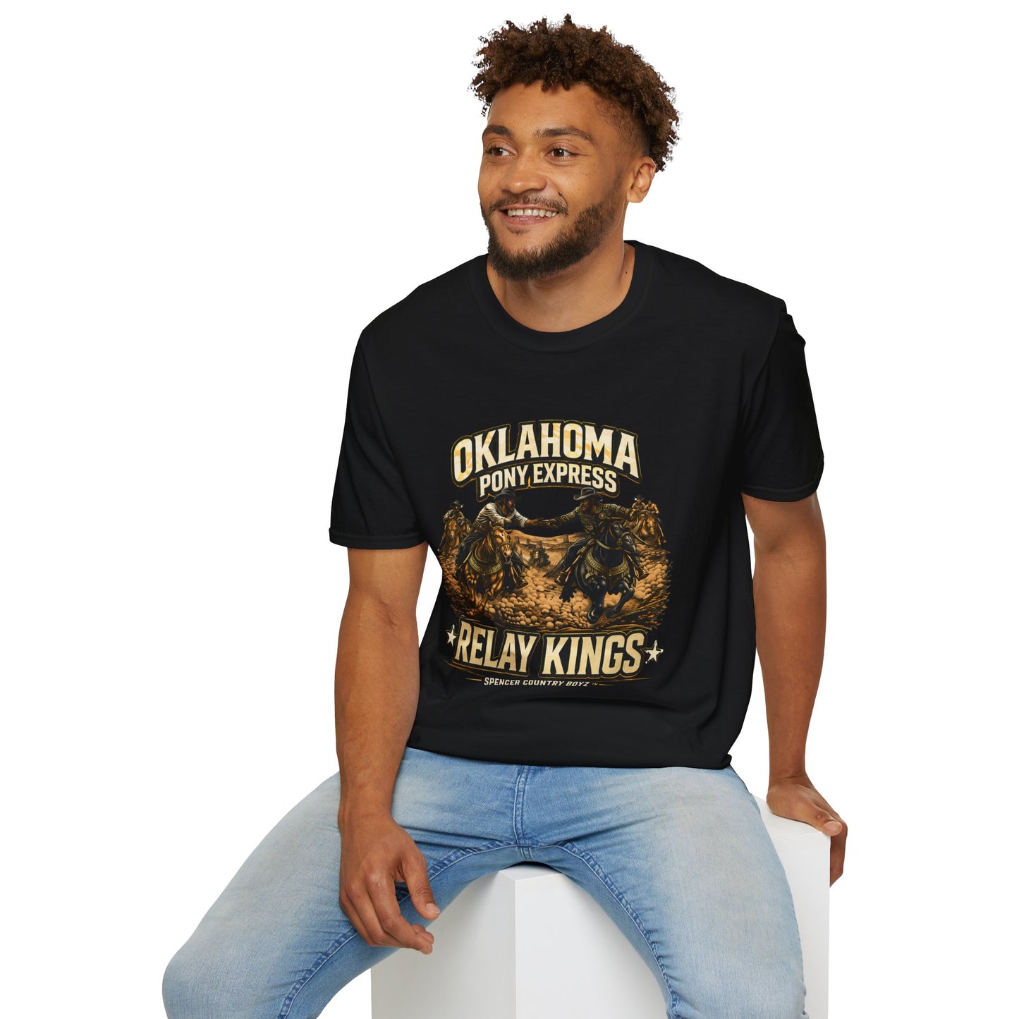 Pony Express Relay Kings Shirt – Western Rodeo Cowboy  Tee – Spencer Country Boyz Series