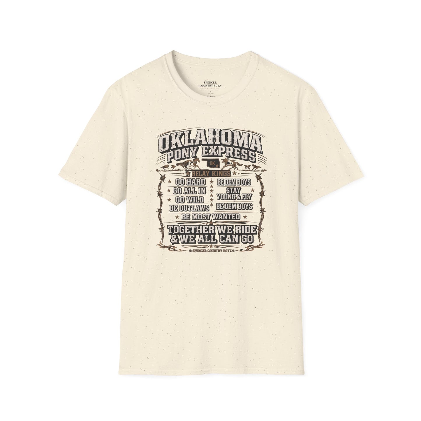 Oklahoma Pony Express Relay Kings Roster Shirt – Team Roster– Pony Express Inspired Apparel