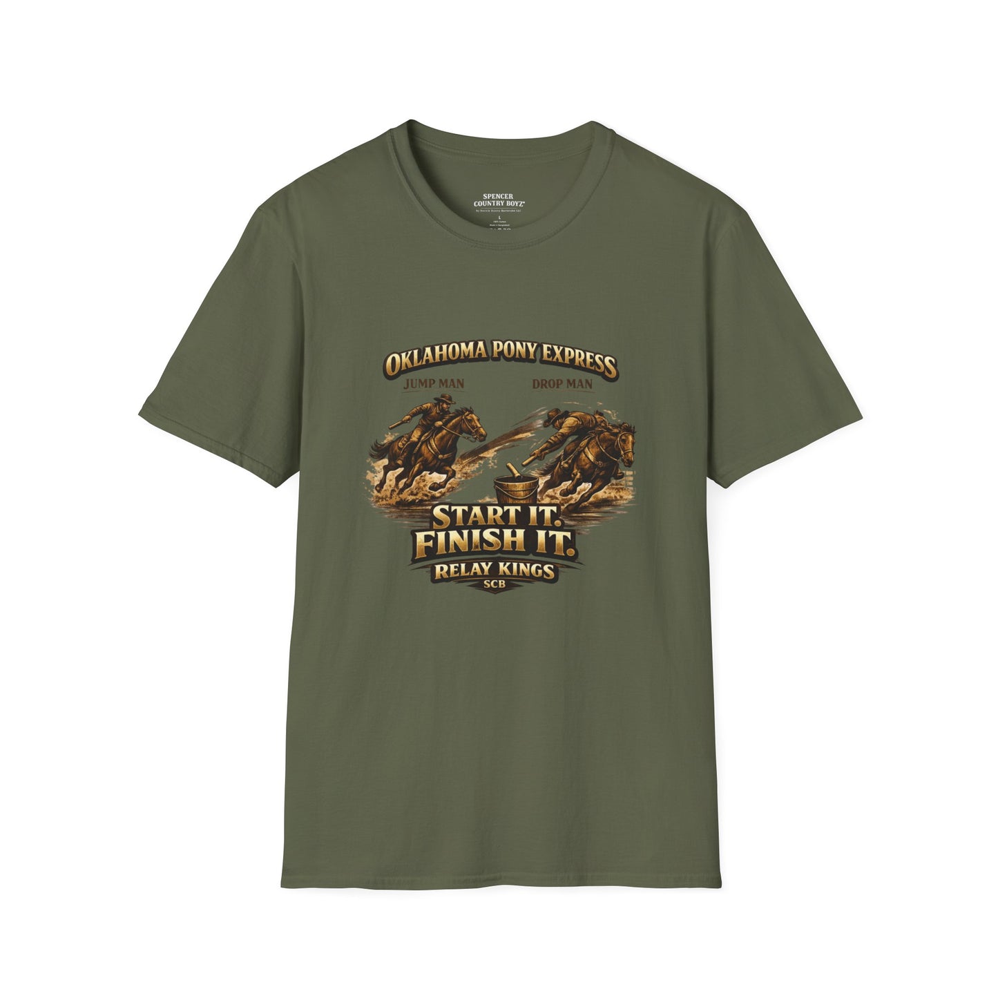 Oklahoma Pony Express Relay Kings Shirt – Start it finish it– Pony Express Inspired Apparel