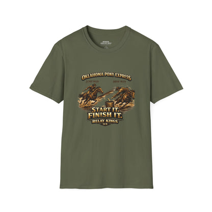 Oklahoma Pony Express Relay Kings Shirt – Start it finish it– Pony Express Inspired Apparel