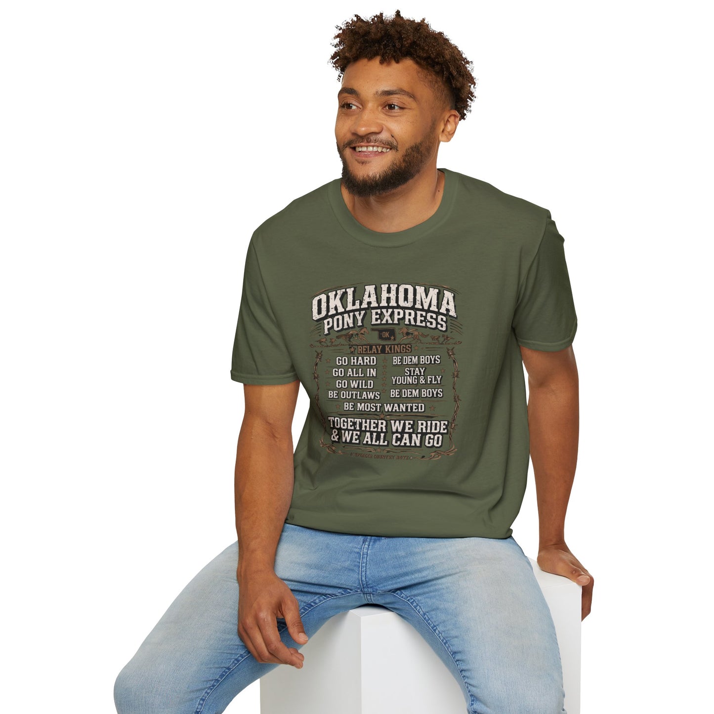Oklahoma Pony Express Relay Kings Roster Shirt – Team Roster– Pony Express Inspired Apparel