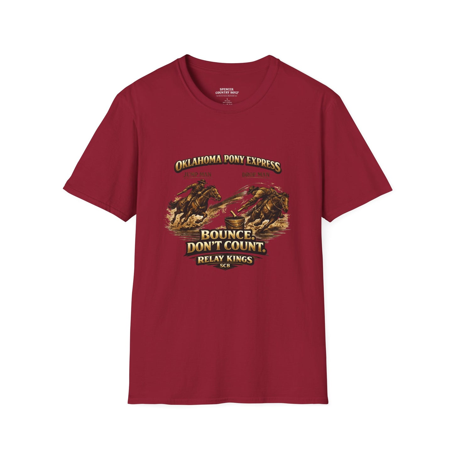 Oklahoma Pony Express Relay Kings Shirt – Bounce Don't Count– Pony Express Inspired Apparel