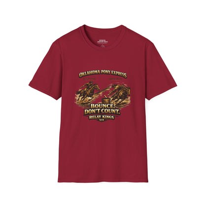 Oklahoma Pony Express Relay Kings Shirt – Bounce Don't Count– Pony Express Inspired Apparel