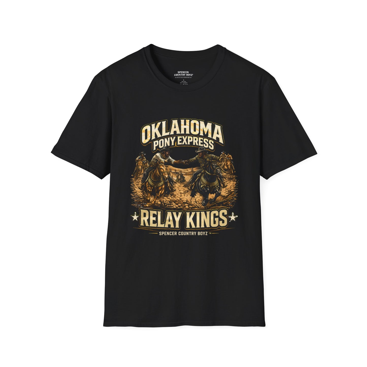 Pony Express Relay Kings Shirt – Western Rodeo Cowboy  Tee – Spencer Country Boyz Series