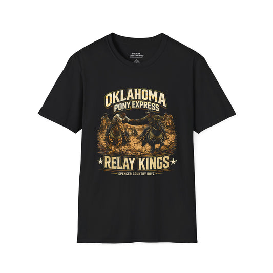 Pony Express Relay Kings Shirt – Western Rodeo Cowboy  Tee – Spencer Country Boyz Series