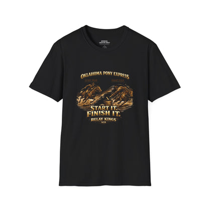 Oklahoma Pony Express Relay Kings Shirt – Start it finish it– Pony Express Inspired Apparel