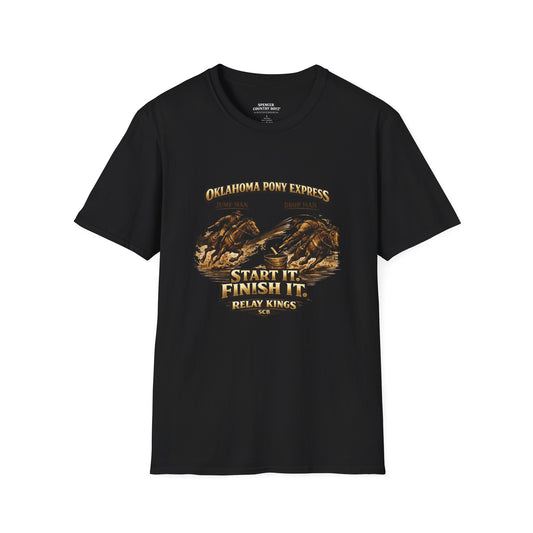Oklahoma Pony Express Relay Kings Shirt – Start it finish it– Pony Express Inspired Apparel