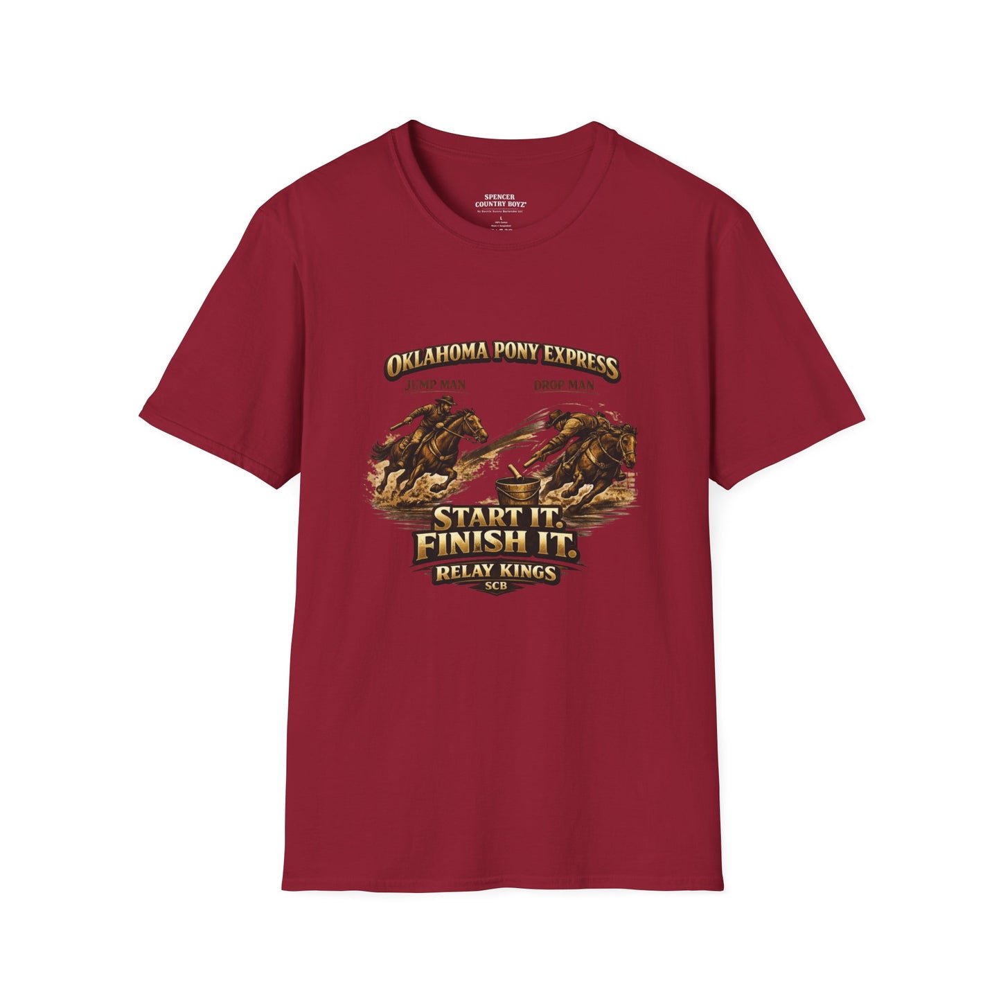 Oklahoma Pony Express Relay Kings Shirt – Start it finish it– Pony Express Inspired Apparel