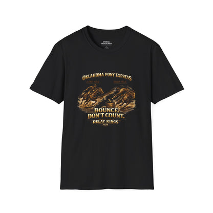 Oklahoma Pony Express Relay Kings Shirt – Bounce Don't Count– Pony Express Inspired Apparel